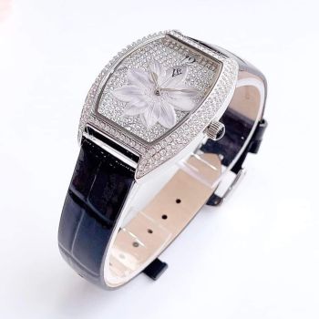 Đồng Hồ Nữ Christian Van Sant Lotus Quartz White Dial Ladies Watch CV4850 Màu Trắng