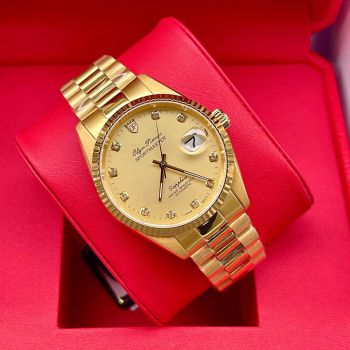 Đồng Hồ Nam Olym Pianus Sportmaster Datejust Grande OP89322AGK-V Màu Vàng Gold