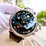 Đồng Hồ Unisex Frederique Constant Slimline Moonphase FC-701BSD3SD6 Màu Đen