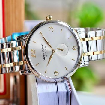 Đồng Hồ Nam Montblanc Star Classique Automatic 107914 Màu Bạc Phối Vàng