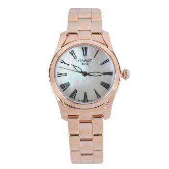 Đồng Hồ Nữ Tissot T-Wave Quartz Watch T112.210.33.113.00 Màu Vàng Hồng