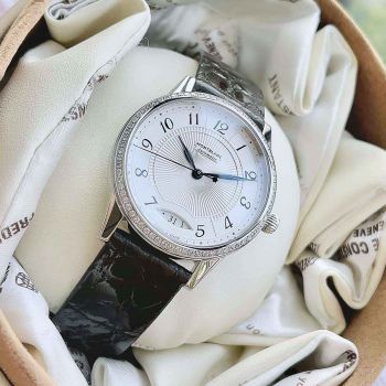 Đồng Hồ Nữ Montblanc Bohème 114734 Date Automatic 34mm Màu Đen Trắng