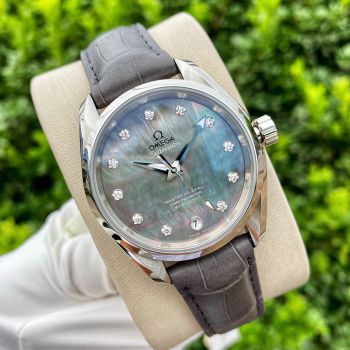 Đồng Hồ Nam Omega Seamaster Aqua Terra Grey Mother Of Pearl 231.13.39.21.57.001 Màu Xám Bạc
