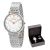 Set Đồng Hồ Nữ Emporio Armani Quartz Diamond White Dial Ladies Watch AR80023 Màu Bạc