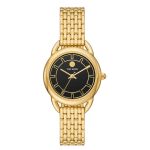 Đồng Hồ Nữ Tory Burch Ravello Quartz Ladies Watch TBW7213 Màu Đen Vàng