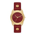 Đồng Hồ Nữ Tory Burch The Miller Para Mujer TBW7217 Màu Đỏ Vàng