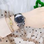 Đồng Hồ Nữ Tissot T-Classic Automatic Black Dial Titanium Ladies T087.207.44.057.00 Màu Bạc