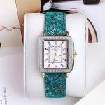 Đồng Hồ Nữ Gevril GV2 Women's Padova Gemstones Swiss Diamond Watch 12334F Màu Trắng Xanh