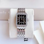 Đồng Hồ Nữ Gevril GV2 Women's Padova Gemstones Swiss Diamond Watch 12330B Màu Bạc Đen