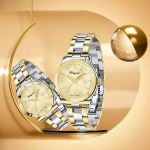 Set Đồng Hồ Unisex Salvatore Ferragamo 1898 Demi Pair Watches Màu Demi (Vàng-Bạc)