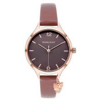Đồng Hồ Nữ Sunlight 134013 Màu Nâu Vàng