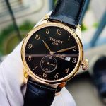 Đồng Hồ Nam Tissot Le Locle Automatic Black Dial Men's Watch T006.428.36.052.00 Màu Đen Phối Vàng Hồng