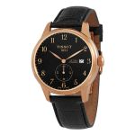 Đồng Hồ Nam Tissot Le Locle Automatic Black Dial Men's Watch T006.428.36.052.00 Màu Đen Phối Vàng Hồng