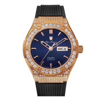Đồng Hồ Nam Olym Pianus Fusion Diamond Watch OP990-45ADDGR-GL-X Màu Vàng Hồng