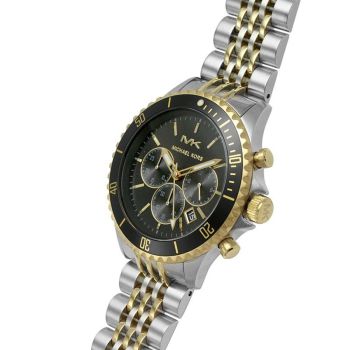 Đồng Hồ Nam Michael Kors MK Bayville Chronograph Quartz Black Dial MK8872 Màu Đen Bạc