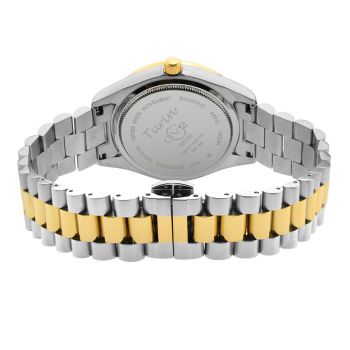 Đồng Hồ Nữ Gevril GV2 Turin Diamond 12424B Màu Demi (Vàng-Bạc)