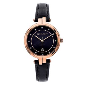 Đồng Hồ Nữ Sunlight For Women 337244 Màu Đen Vàng