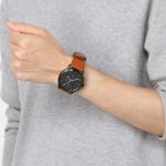 Đồng Hồ Nam Skagen Jorn Leather Watch SKW6465 Màu Nâu Cam