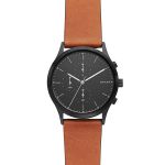 Đồng Hồ Nam Skagen Jorn Leather Watch SKW6465 Màu Nâu Cam