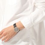 Đồng Hồ Nam Skagen Hagen Leather Watch SKW6447 Màu Đen