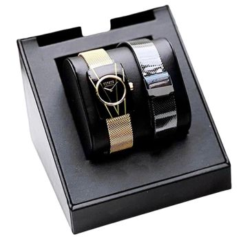 Set Đồng Hồ Nữ Versus Noho Kèm Dây Mesh VSP1K0321 Màu Vàng Đen