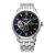 Đồng Hồ Nam Orient Star Contemporary Layered Skeleton RE-AV0B03B00B Màu Bạc Đen