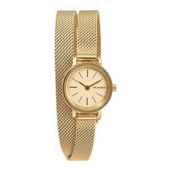 Đồng Hồ Nữ Skagen Double Wrap SKW2600 Màu Vàng Gold