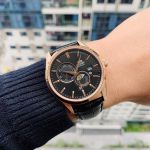 Đồng Hồ Nam Orient Sun And Moon Gen 5 RN-AK0304B RA-AK0309B00C Màu Đen/ Vàng Hồng