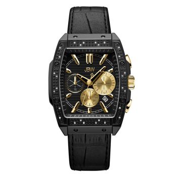 Đồng Hồ Nam JBW Echelon Quartz Black Dial Men's Watch J6379A Màu Đen