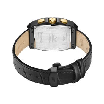 Đồng Hồ Nam JBW Echelon Quartz Black Dial Men's Watch J6379A Màu Đen