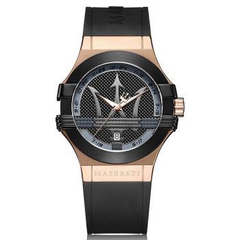 Đồng Hồ Nam Maserati Potenza Black Dial R8851108002 Màu Đen, Vàng Hồng