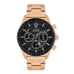 Đồng Hồ Nam Ferrari Pilota Evo 0830825 Màu Đen/Vàng Hồng