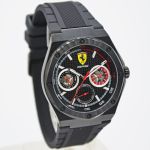 Đồng Hồ Nam Ferrari Men's Aspire Stainless Steel Quartz Watch 0830538 Màu Đen