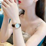 Đồng Hồ Nữ Tissot T-Wave White Mother of Pearl Diamond Dial  T112.210.36.111.00 (T1122103611100) Màu Đen Vàng