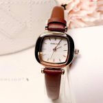 Đồng Hồ Nữ Sunlight For Women Dây Da Màu Nâu