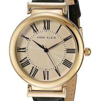 Đồng Hồ Nữ Anne Klein Quartz Watch AK/2136CRBK Màu Đen