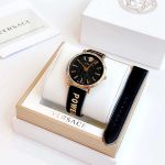 Đồng Hồ Nữ Versace V-Circle Manifesto Edition VBP040017 Màu Đen Vàng