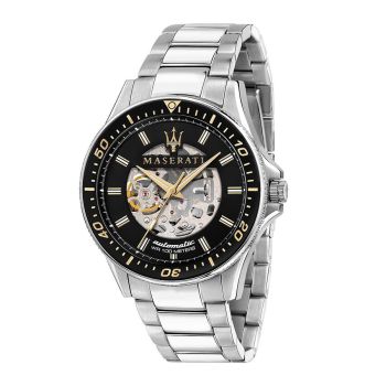 Đồng Hồ Nam Maserati Sfida Automatic Mens Watch R8823140002 Màu Bạc