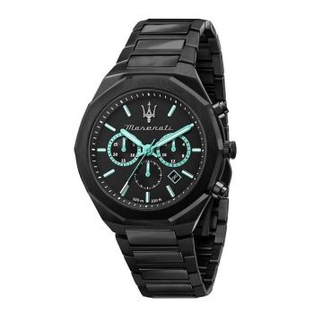 Đồng Hồ Nam Maserati Aqua Edition Chronograph Black Dial Quartz R8873644001 Màu Đen