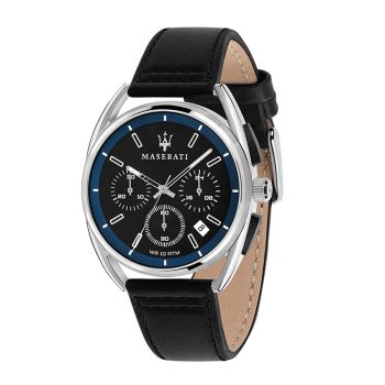 Đồng Hồ Nam Maserati Trimarano Analog Display Analog Quartz Black Watch R8871632001 Màu Đen