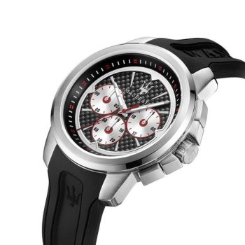 Đồng Hồ Nam Maserati Sfida Chronograph Black Silver Dial Mens R8851123001 Màu Đen - Bạc