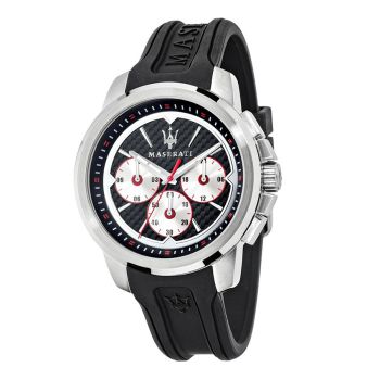 Đồng Hồ Nam Maserati Sfida Chronograph Black Silver Dial Mens R8851123001 Màu Đen - Bạc