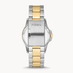 Đồng Hồ Nam Fossil Blue Three-Hand Date Two-Tone Stainless Steel FS5951 Màu Đen