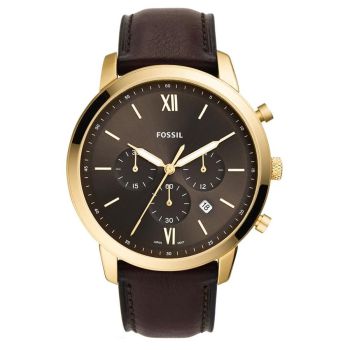 Đồng Hồ Nam Fossil Neutra Chrono FS5763 Màu Nâu Vàng