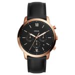 Đồng Hồ Nam Fossil Neutra Chrono FS5381 Màu Đen/ Vàng Hồng