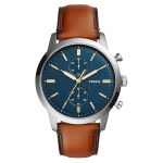 Đồng Hồ Nam Fossil 44mm Townsman FS5279 Màu Xanh Nâu