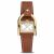 Đồng Hồ Nữ Fossil Harwell Three-Hand Medium Brown Leather ES5264 Màu Bạc Vàng