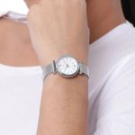 Đồng Hồ Nữ Fossil Carlie Mini ES4432 Màu Bạc