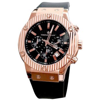 Đồng Hồ Nam Christian Van Sant Monarchy Black Dial CV8124 Màu Đen Vàng