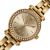 Đồng Hồ Nữ Julius JA-1124E Brown Gold Màu Vàng Nâu